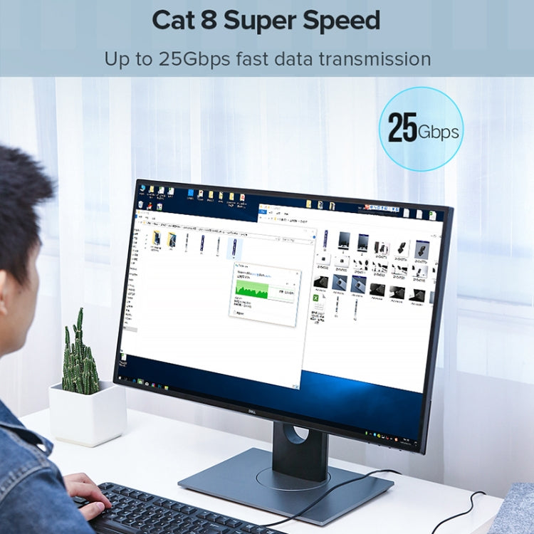 Lisslune | UGREEN CAT8 Ethernet Network LAN Cable, Length: 10m