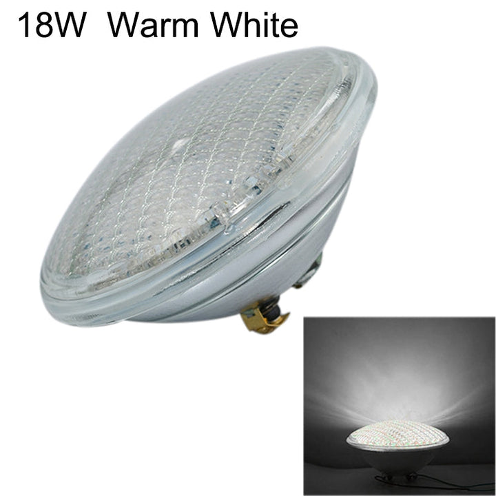 Lisslune | 18W LED Recessed Pool Light Underwater Light Source (Warm White Light)