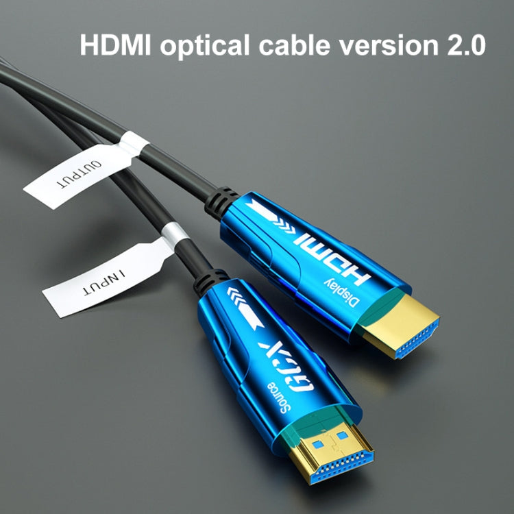 Lisslune | HDMI 2.0 plug to HDMI 2.0 plug 4K HD active optical cable, cable length: 1.8 m