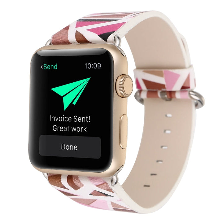Lisslune | For Apple Watch Series 9&8&7 41mm / SE 3&SE 2&6&SE&5&4 40mm / 3&2&1 38mm Fashion Bracelet (Red)