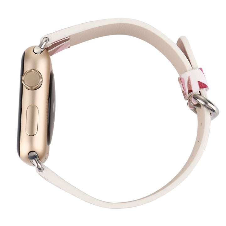 Lisslune | For Apple Watch Series 9&8&7 41mm / SE 3&SE 2&6&SE&5&4 40mm / 3&2&1 38mm Fashion Bracelet (Red)