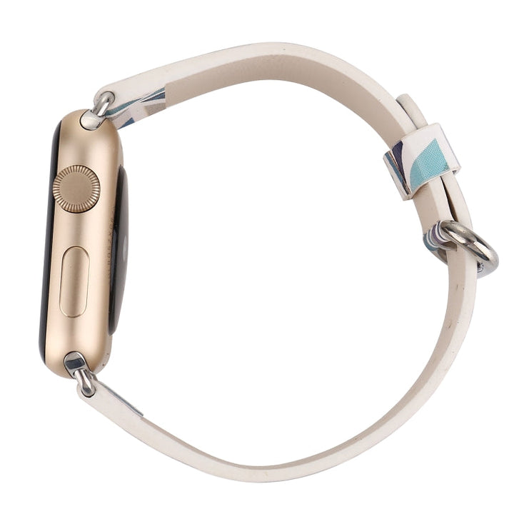 Lisslune | For Apple Watch Series 9&8&7 41mm / SE 3&SE 2&6&SE&5&4 40mm / 3&2&1 38mm Fashion Strap Watch Band (Blue)