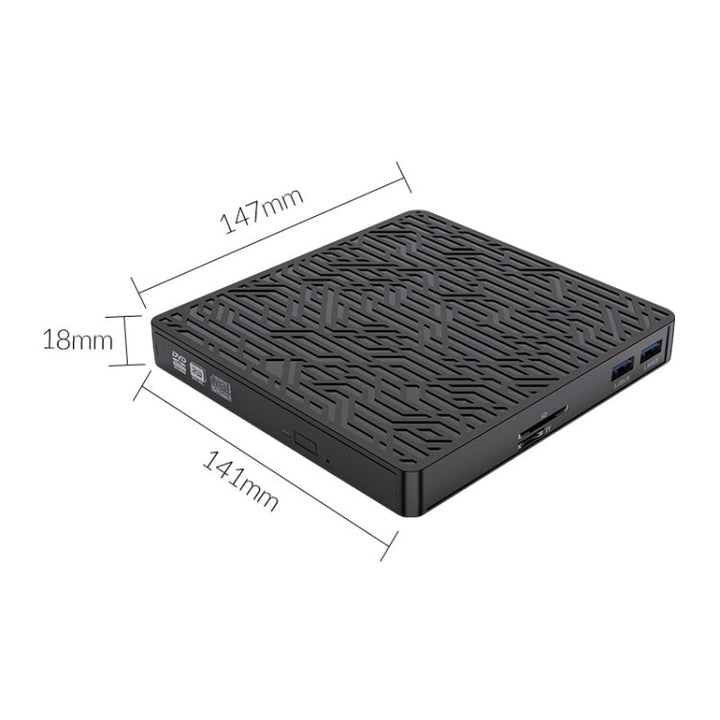 Lisslune | ORICO XD008 External DVD Drive Expansion (Black)