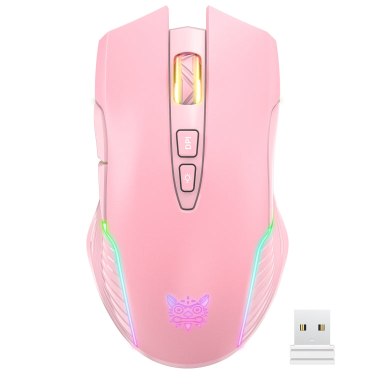 Lisslune | ONIKUMA CW905 2.4G RGB Lighting Wireless Mouse (Pink)