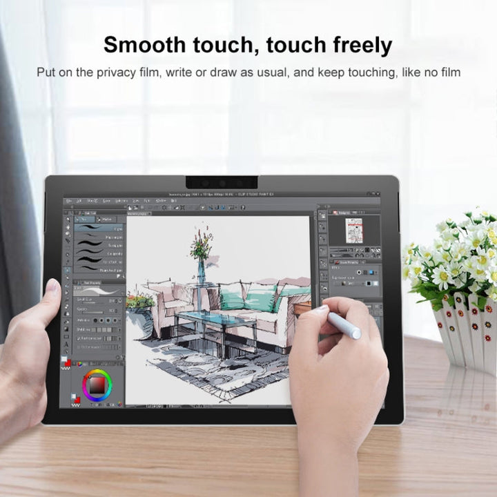 Lisslune | Laptop frame adhesive anti-spy film for MicroSoft Surface Laptop 1 / 2 / 3