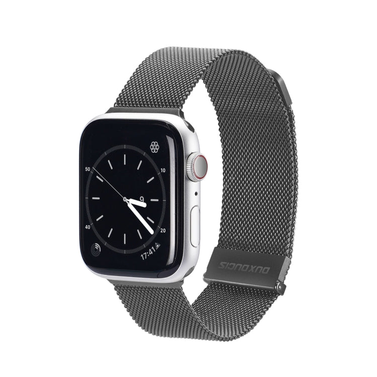 Lisslune | DUX DUCIS Milanese watch strap for Apple Watch Series 9&8&7 45mm / SE 3&SE 2&6&SE&5&4 44mm / 3&2&1 42mm (Gray)