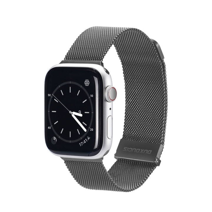 Lisslune | DUX DUCIS Milanese watch strap for Apple Watch Series 9&8&7 45mm / SE 3&SE 2&6&SE&5&4 44mm / 3&2&1 42mm (Gray)