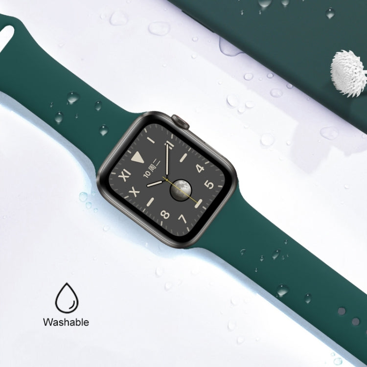 Lisslune | For Apple Watch Ultra 49mm&Watch Ultra 2 49mm / Series 9&8&7 45mm / SE 3&SE 2&6&SE&5&4 44mm / 3&2&1 42mm Mutural Liquid Silicone Watch Band(White)