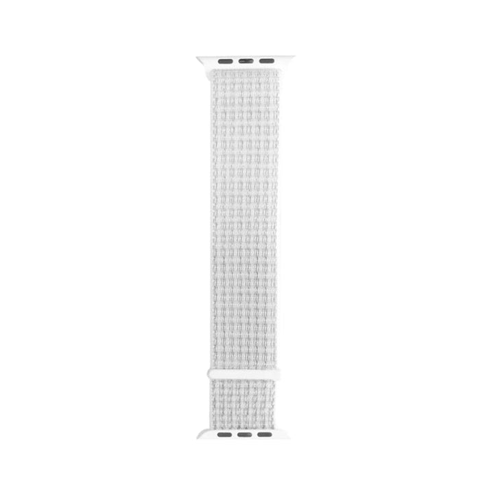 Lisslune | For Apple Watch Apple Watch Ultra 49mm & Watch Ultra 2 49mm / Series 9 & 8 & 7 45mm / SE 3 & SE 2 & 6 & SE & 5 & 4 44mm / 3 & 2 & 1 42mm Mutural Nylon Watch Band (White)