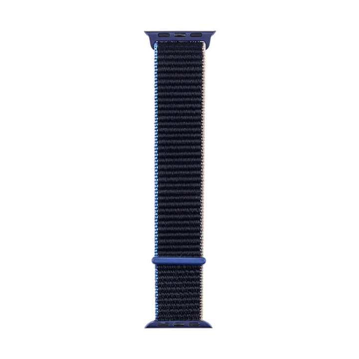 Lisslune | For Apple Watch Apple Watch Ultra 49mm & Watch Ultra 2 49mm / Series 9 & 8 & 7 45mm / SE 3 & SE 2 & 6 & SE & 5 & 4 44mm / 3 & 2 & 1 42mm Mutural Nylon Band (Charcoal Color)