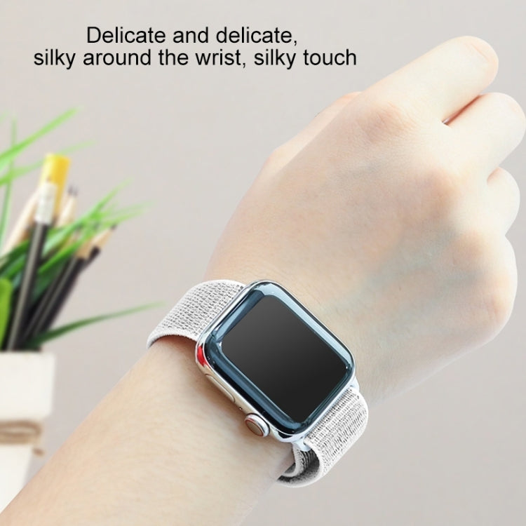 Lisslune | For Apple Watch Apple Watch Ultra 49mm & Watch Ultra 2 49mm / Series 9 & 8 & 7 45mm / SE 3 & SE 2 & 6 & SE & 5 & 4 44mm / 3 & 2 & 1 42mm Mutural Nylon Band (Charcoal Color)