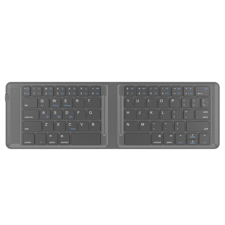 Lisslune | G2104 Leather foldable Bluetooth keyboard (Gray)