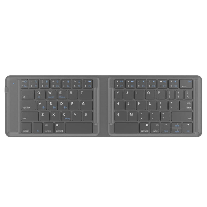 Lisslune | G2104 Leather foldable Bluetooth keyboard (Gray)