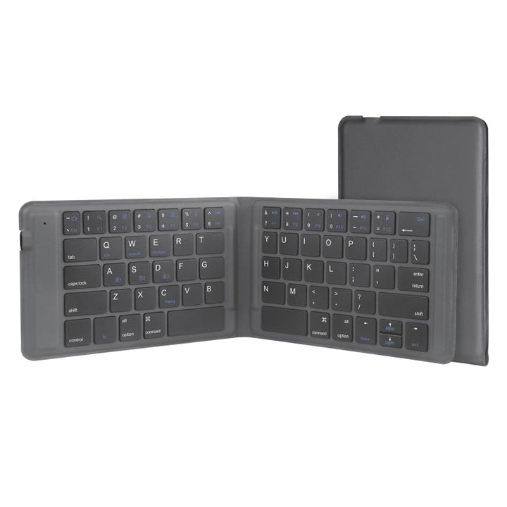 Lisslune | G2104 Leather foldable Bluetooth keyboard (Gray)