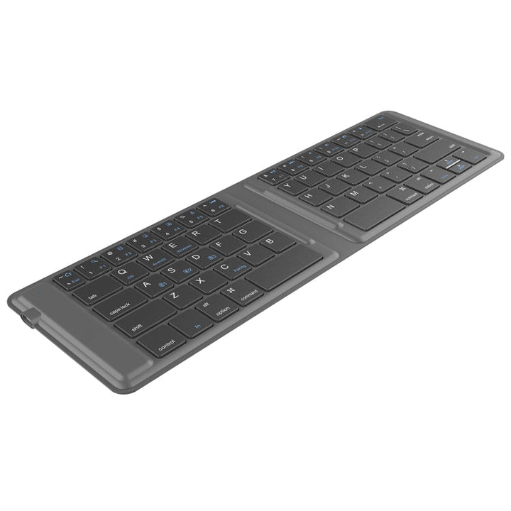 Lisslune | G2104 Leather foldable Bluetooth keyboard (Gray)