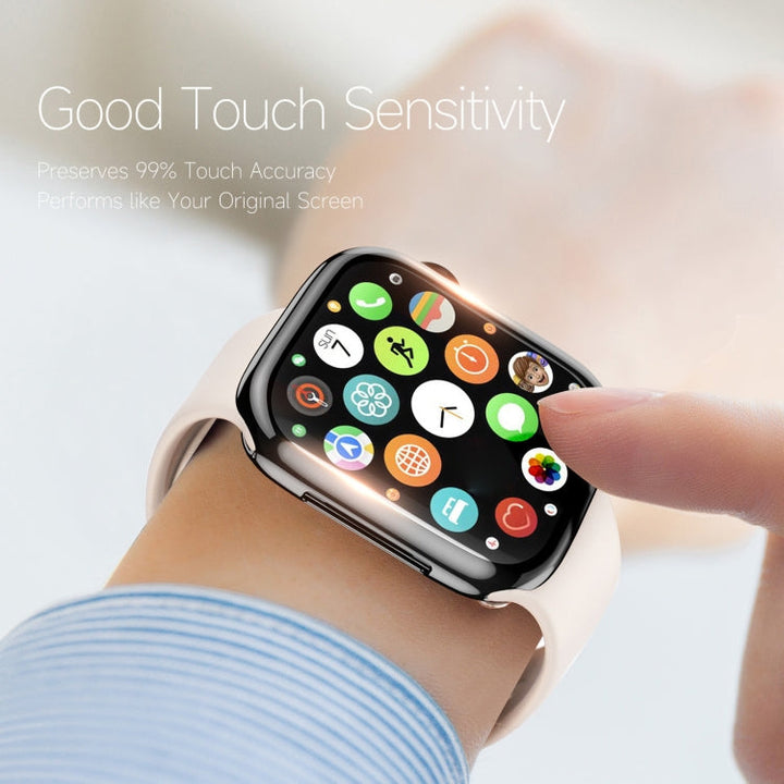 Lisslune | DUX DUCIS Samo Series electroplated TPU watch case for Apple Watch Series 9 / 8 / 7 45mm (Black)