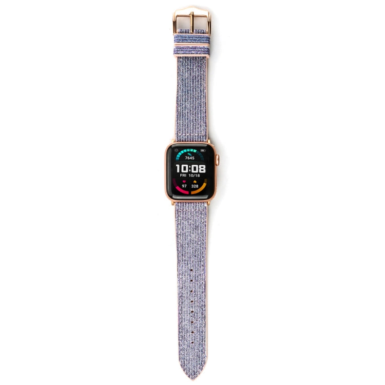 Lisslune | Glitter Starry Sky Watch Strap for Apple Watch Series 9&8&7 41mm / SE 3&SE 2&6&SE&5&4 40mm / 3&2&1 38mm (Light Purple)