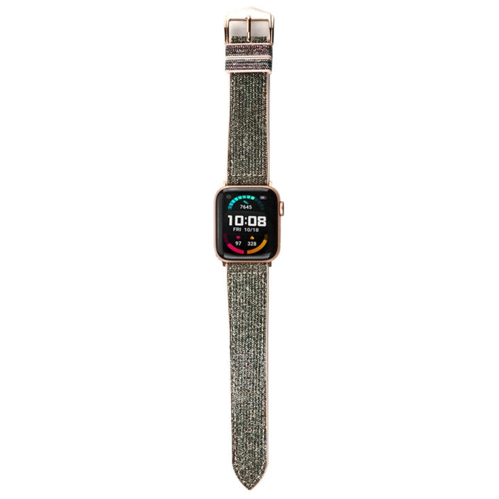Lisslune | Glitter Starry Sky Watch Band for Apple Watch Series 9&8&7 41mm / SE 3&SE 2&6&SE&5&4 40mm / 3&2&1 38mm (Green)