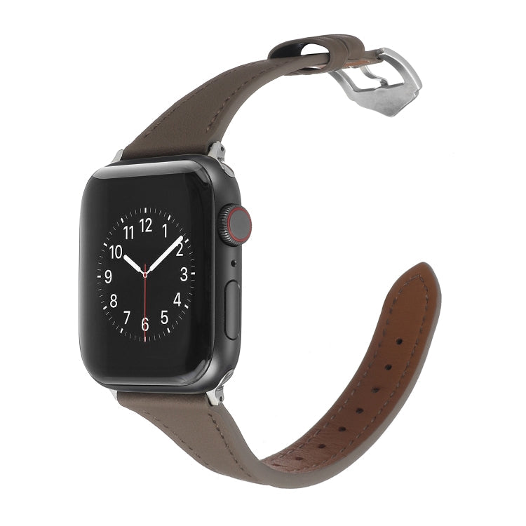 Lisslune | Leather Bracelet for Apple Watch Series 9&8&7 41mm / SE 3&SE 2&6&SE&5&4 40mm / 3&2&1 38mm (Light Brown)