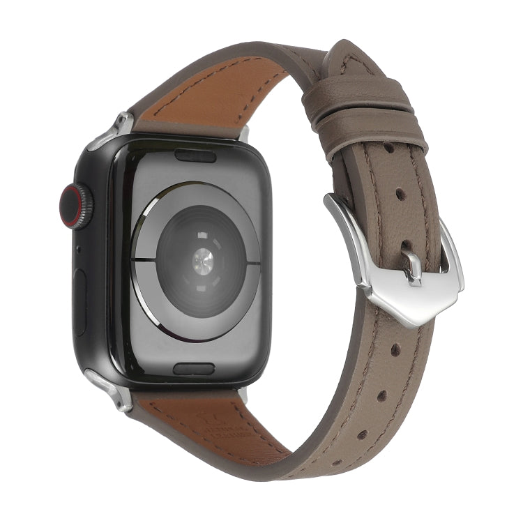 Lisslune | Leather Bracelet for Apple Watch Series 9&8&7 41mm / SE 3&SE 2&6&SE&5&4 40mm / 3&2&1 38mm (Light Brown)