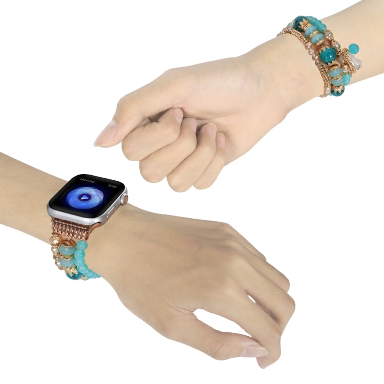 Lisslune | Chain Tassel Watch Band for Apple Watch Ultra 49mm&Watch Ultra 2 49mm / Series 9&8&7 45mm / SE 3&SE 2&6&SE&5&4 44mm / 3&2&1 42mm (Lake Blue)