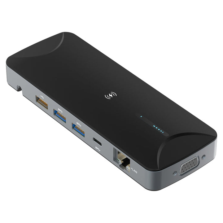 Lisslune | V240 12-in-1 Multifunctional USB-C / Type-C 3.1 Male HUB Docking Station (Black)