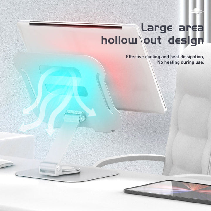 Lisslune | R-JUST BJ01-02 360 Degree Rotating Laptop Lifting Bracket (Silver)