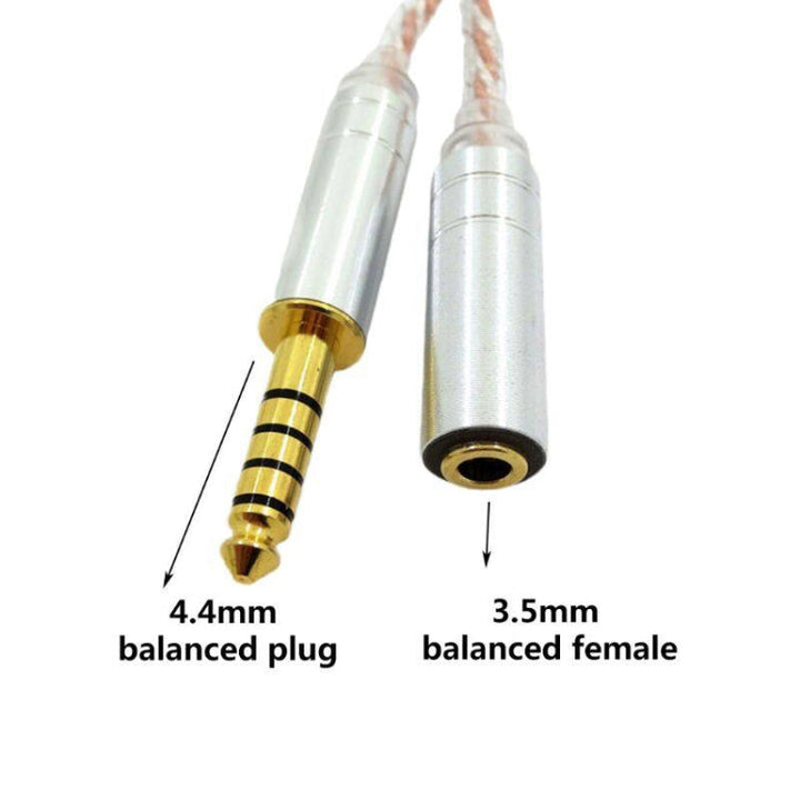 Lisslune | ZS0156 Balanced Interconversion Audio Cable (4.4 Balanced Male to 3.5 Balanced Female)