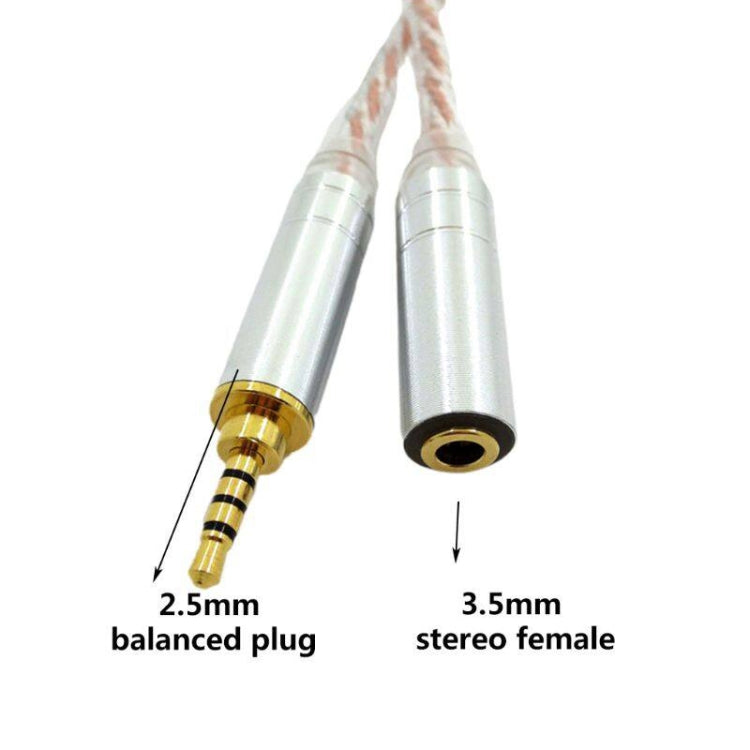 Lisslune | ZS0156 Balanced Inter-Conversion Audio Cable (2.5 Balanced Male to 3.5 Stereo Female)