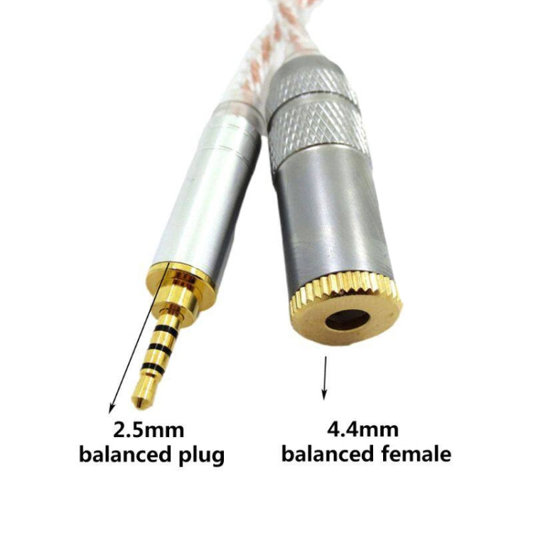 Lisslune | ZS0156 Balanced Interconversion Audio Cable (2.5 Balanced Male to 4.4 Balanced Female)