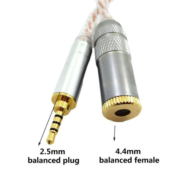 Lisslune | ZS0156 Balanced Interconversion Audio Cable (2.5 Balanced Male to 4.4 Balanced Female)