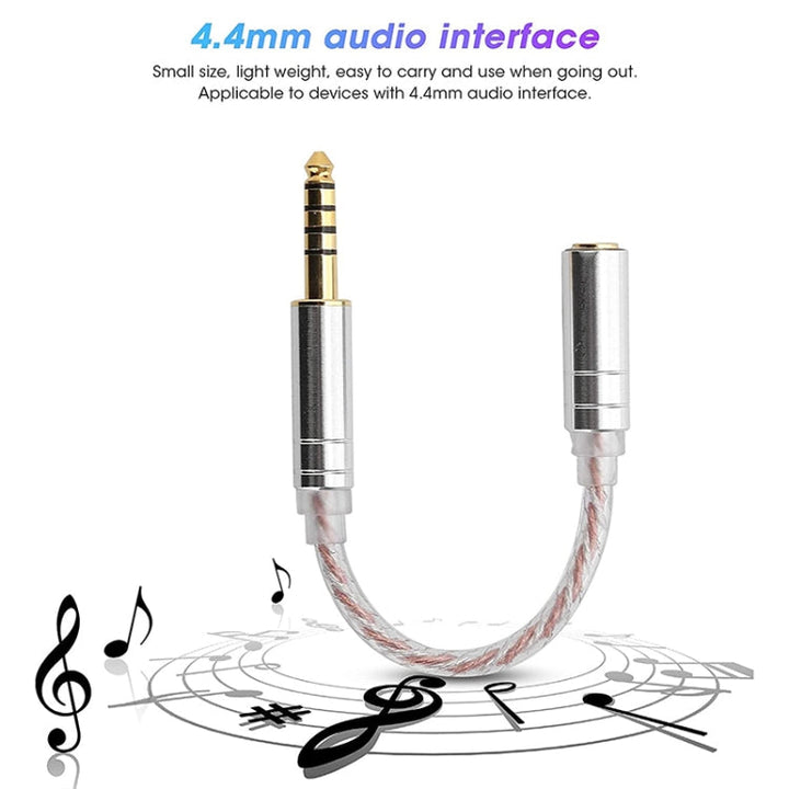Lisslune | ZS0156 Balanced Interconversion Audio Cable (3.5 Stereo Male to 4.4 Balanced Female)