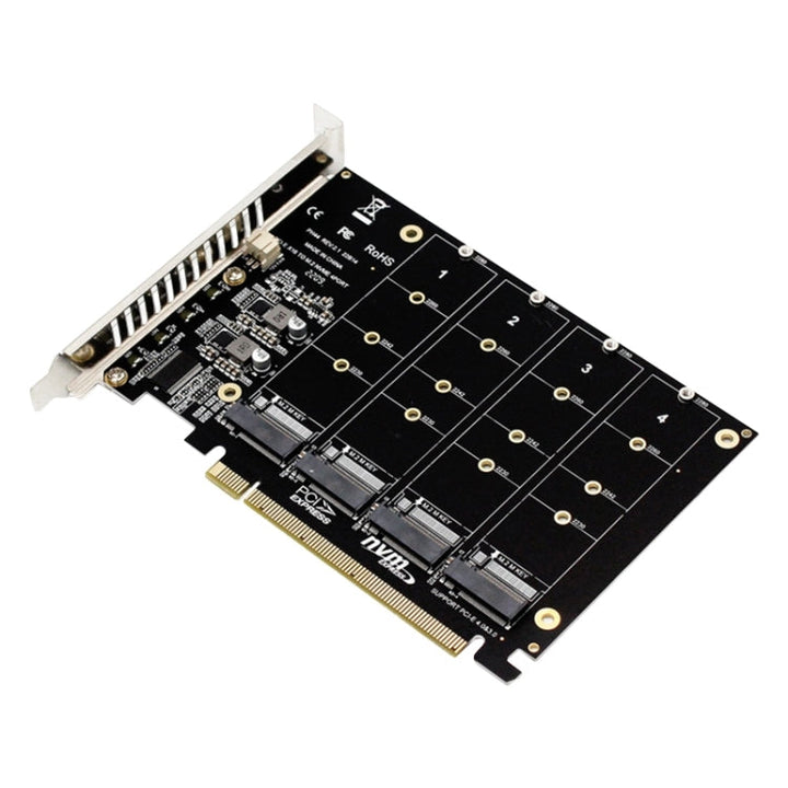 Lisslune | PH44 NVME 4 Disk Array Card PCI-E Signal Split Array Card