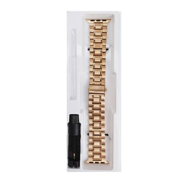 Lisslune | 5-Pearl Stainless Steel Watch Band for Apple Watch Ultra 49mm & Watch Ultra 2 49mm / Series 9 & 8 & 7 45mm / SE 3 & SE 2 & 6 & SE & 5 & 4 44mm / 3 & 2 & 1 42mm (Silver)