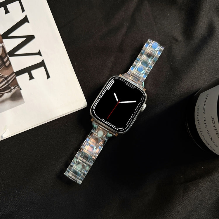 Lisslune | Electroplated acrylic watch band for Apple Watch Series 9&8&7 41mm / SE 3&SE 2&6&SE&5&4 40mm / 3&2&1 38mm(Symphony)