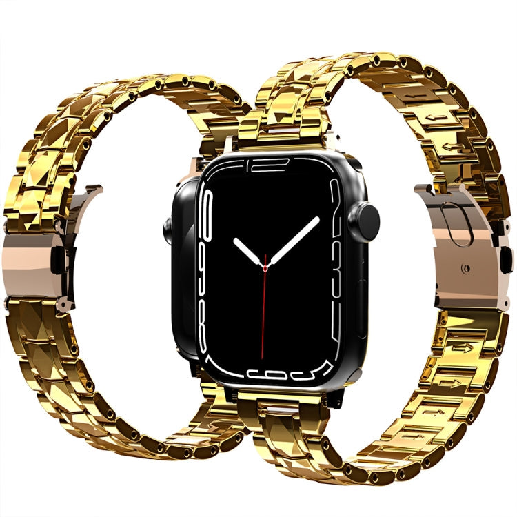 Lisslune | Electroplated Acrylic Watch Band for Apple Watch Series 9&8&7 41mm / SE 3&SE 2&6&SE&5&4 40mm / 3&2&1 38mm(Gold)