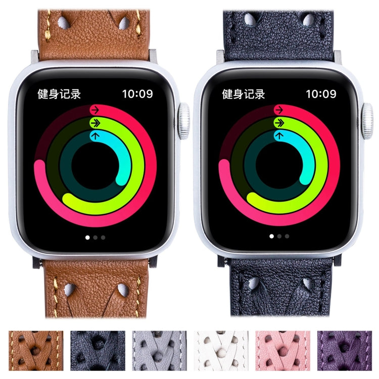 Lisslune | Leather Braided Bracelet for Apple Watch Ultra 49mm & Watch Ultra 2 49mm / Series 9 & 8 & 7 45mm / SE 3 & SE 2 & 6 & SE & 5 & 4 44mm / 3 & 2 & 1 42mm (Purple)