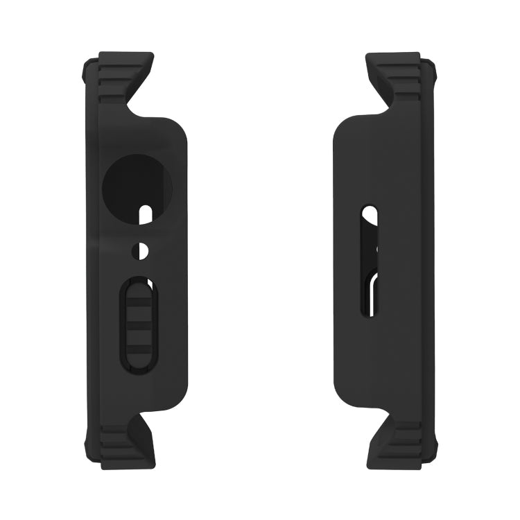 Lisslune | 2 in 1 Screen Tempered Glass Film Protective Case for Apple Watch Series 9 / 8 / 7 41mm (Black)