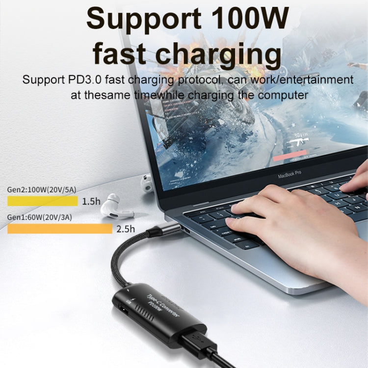Lisslune | DC7406 + Type-C + USB Female to Type-C Multi-Function Adapter