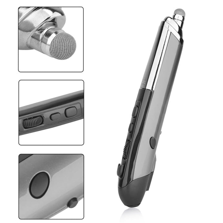 Lisslune | PR-08 Multifunctional wireless Bluetooth stylus mouse capacitive stylus mouse (Gray)