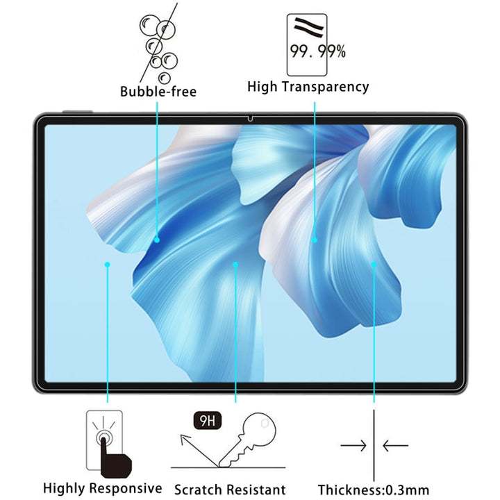 Lisslune | 25 PCS 9H 0.3mm Explosion-Proof Tempered Glass Film For Huawei MateBook E Go