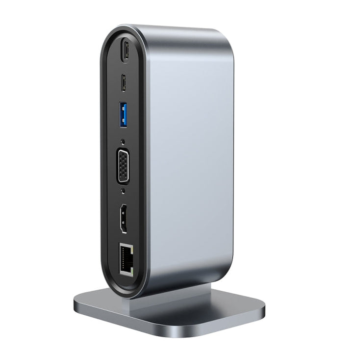 Lisslune | 12 in 1 USB-C / Type-C Vertical Multi-Interface HUB Adapter