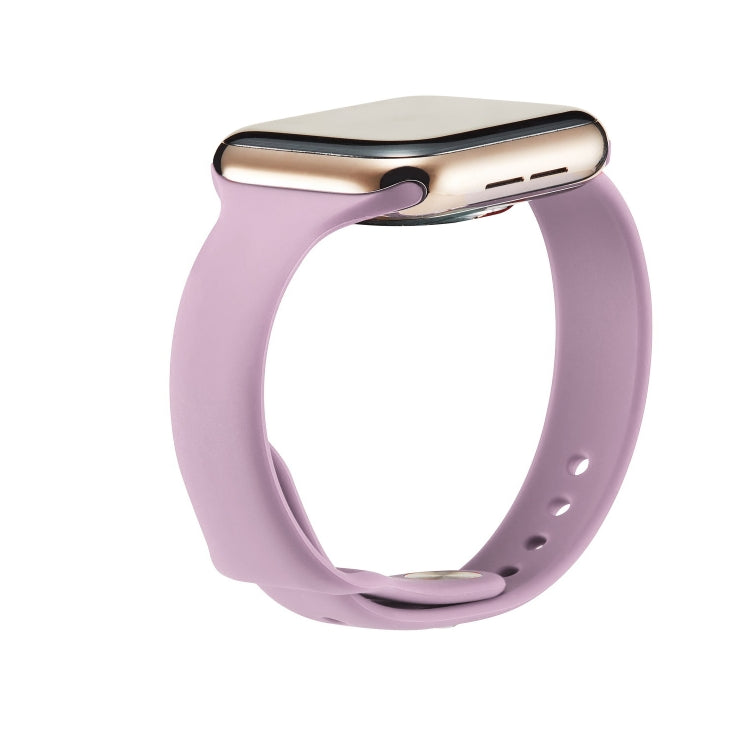 Lisslune | For Apple Watch 5/4 40mm & 3/2/1 38mm Thin Silicone Strap (Purple)