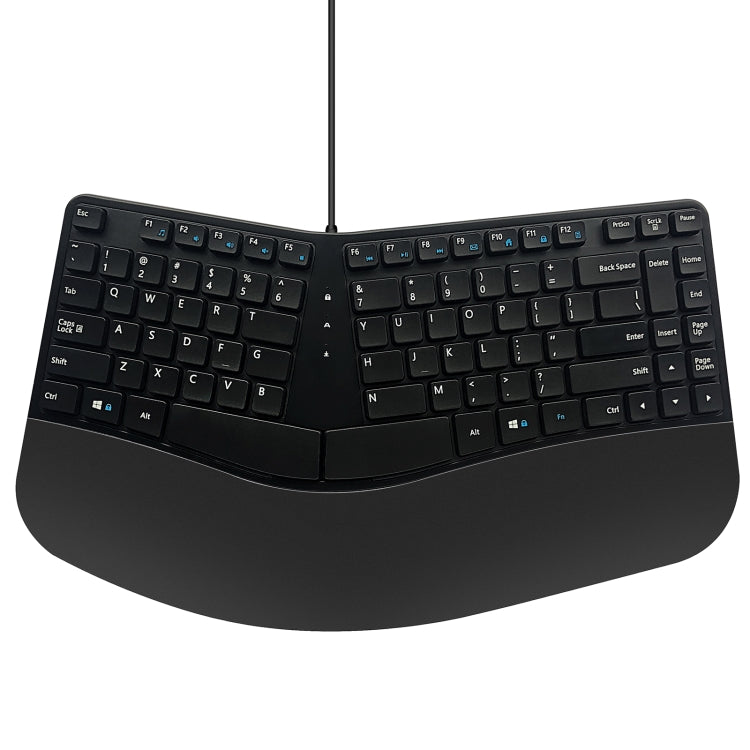 Lisslune | 390B 87-Key Ergonomic Split Wired Keyboard