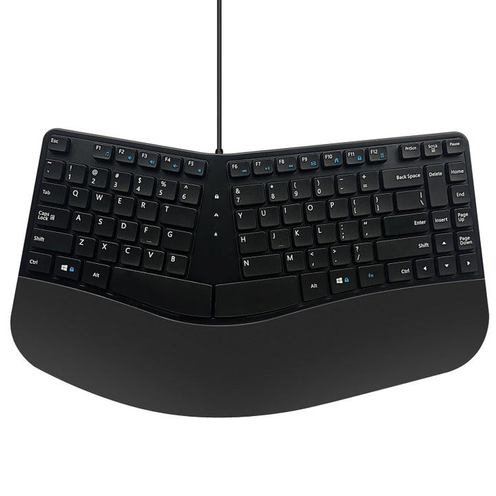 Lisslune | 390B 87-Key Ergonomic Split Wired Keyboard