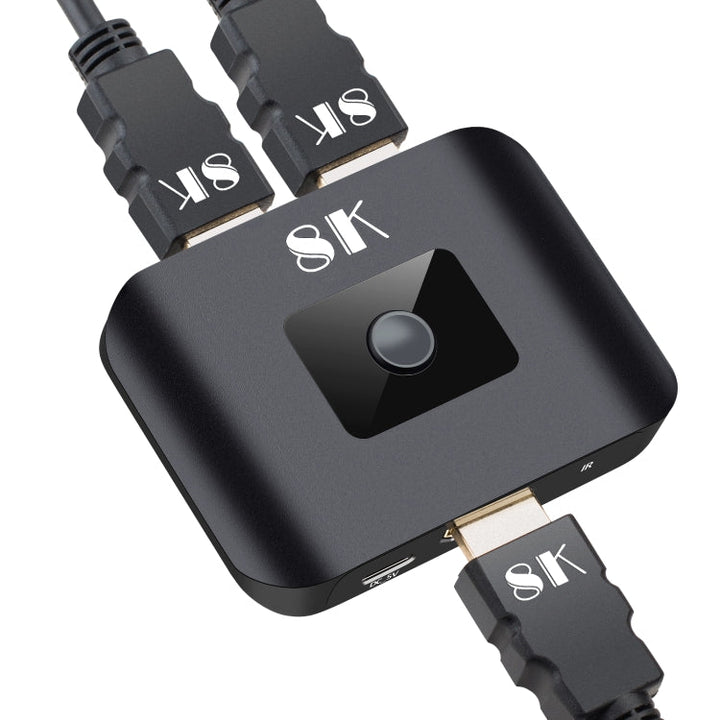 Lisslune | NK-H82 8K UHD HDMI 2X1 One-Way Switch with Remote Control