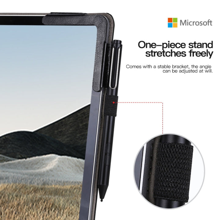 Lisslune | For Microsoft Surface Laptop 1 / 2 / 3 / 4 Universal 13.5 Inch Laptop Anti-Fall Protective Case (Black)