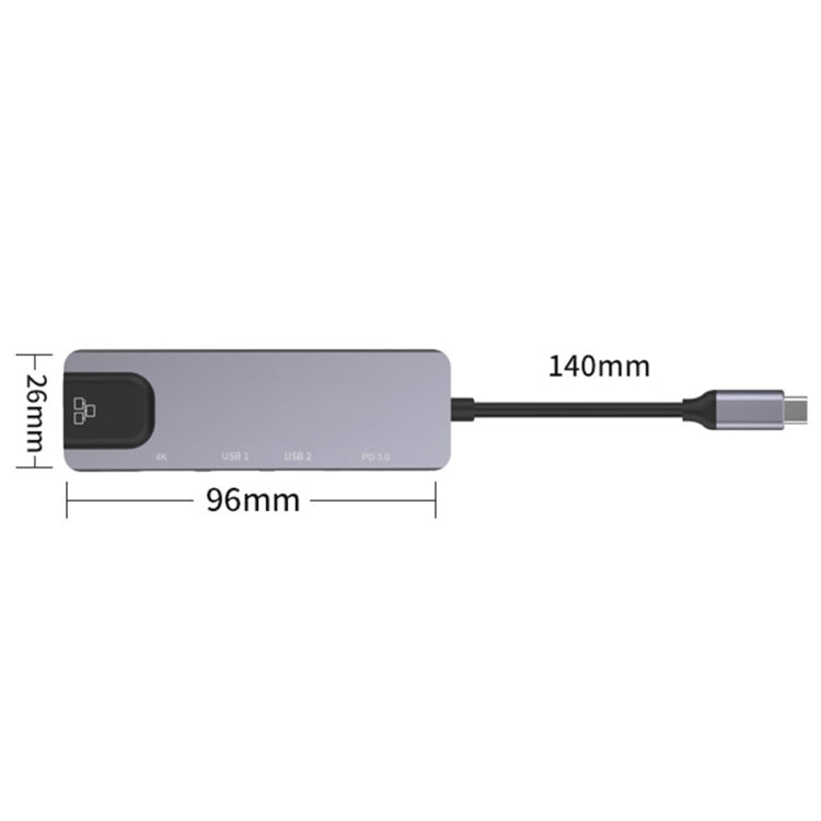 Lisslune | Onten OTN-UC920S USB-C / Type-C Portable Multifunctional HUB Docking Station