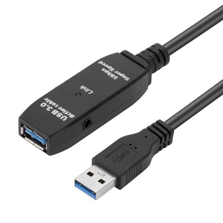 Lisslune | USB 3.0 Male to Female data synchronization super speed extension cable, length: 20m