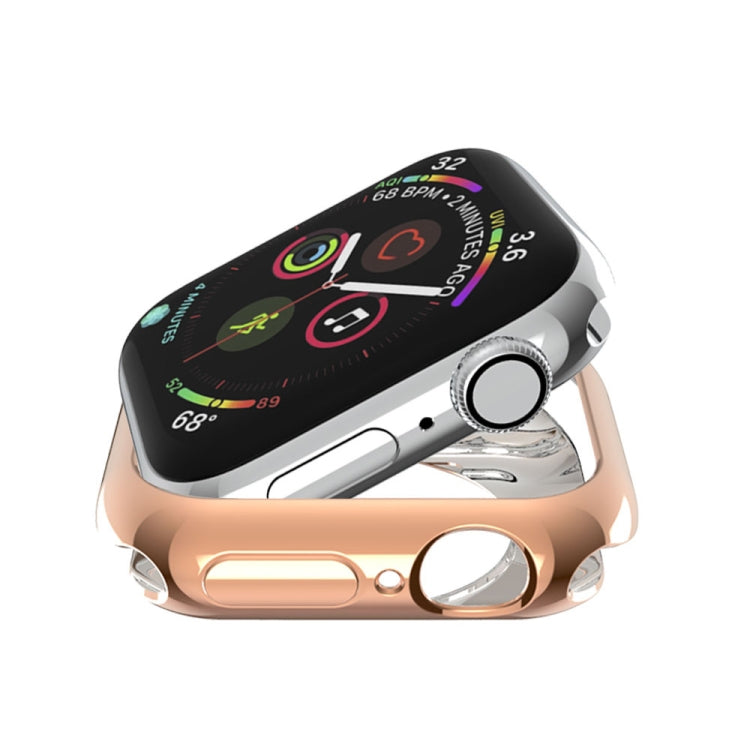 Lisslune | For Apple Watch Series 3 & 2 & 1 38mm Plating TPU Round Hole Hollow Protection Case (Rose Gold)